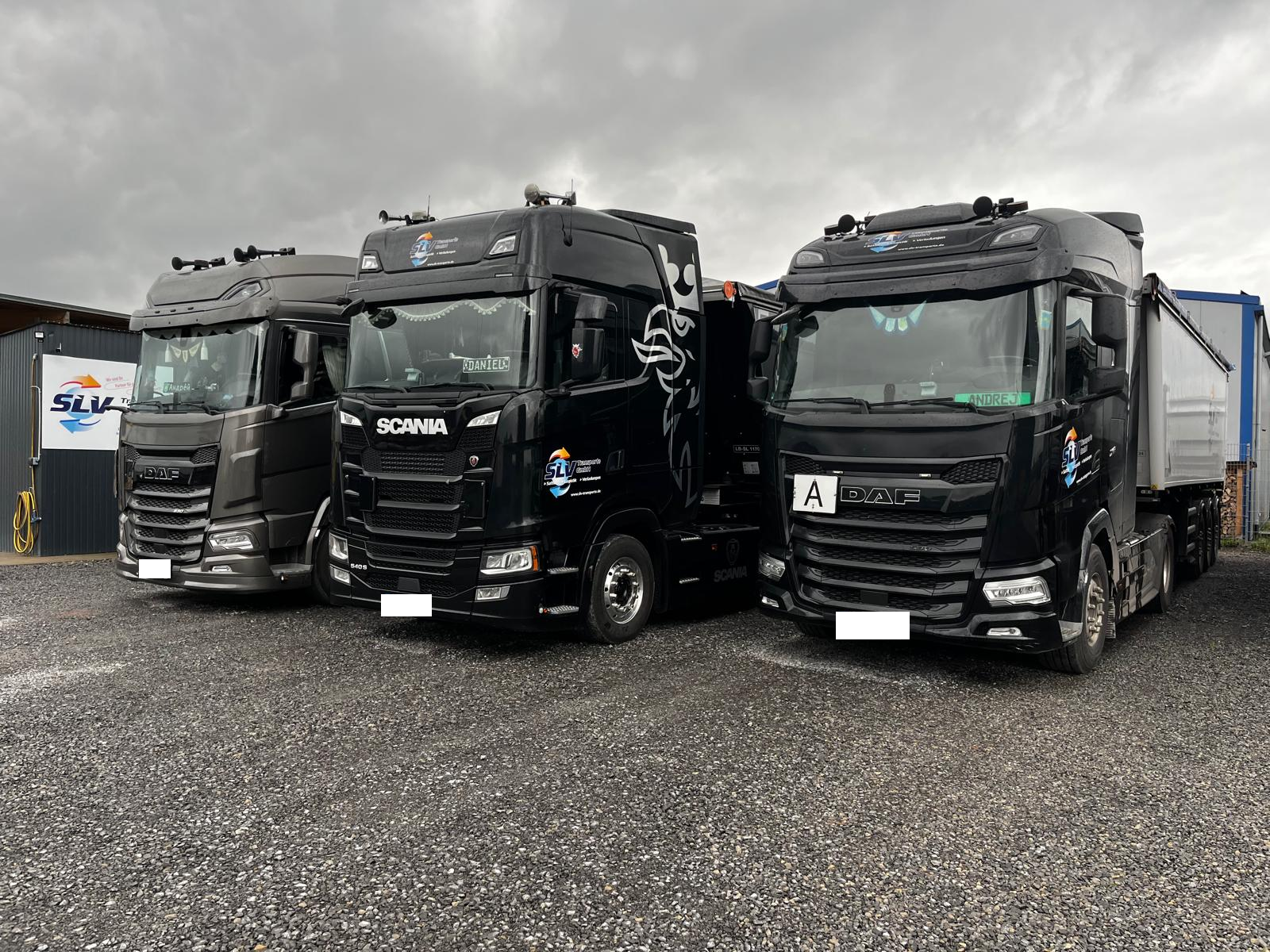 SLV Fernlaster - Moderner LKW fuer europaweite Lieferungen